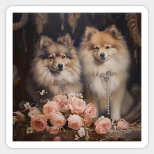 Finnish Lapphund Duo Sticker